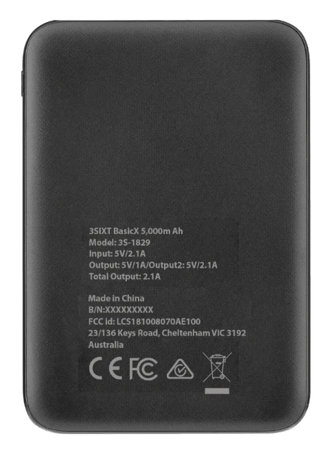 3sixT Power Bank 5,000 mAH (Small Size) - Image 5