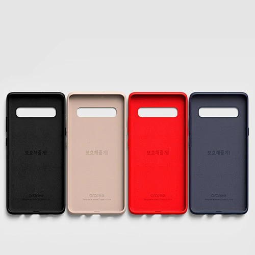 Araree Typo-Skin Galaxy S10e (Red / Clear) - Image 3