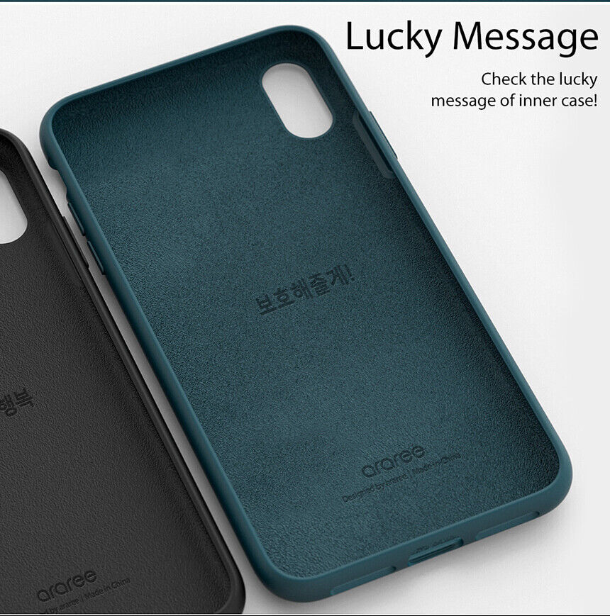 Araree Typo-Skin iPhone X/XS Forest Blue - Image 2