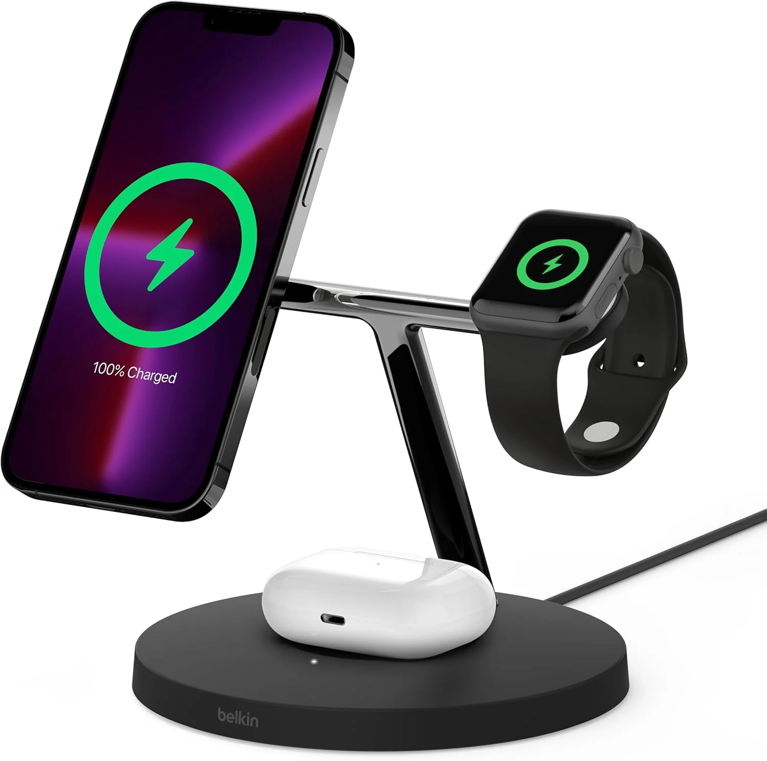 Belkin MagSafe 3-in-1 Wireless Charger - Image 4