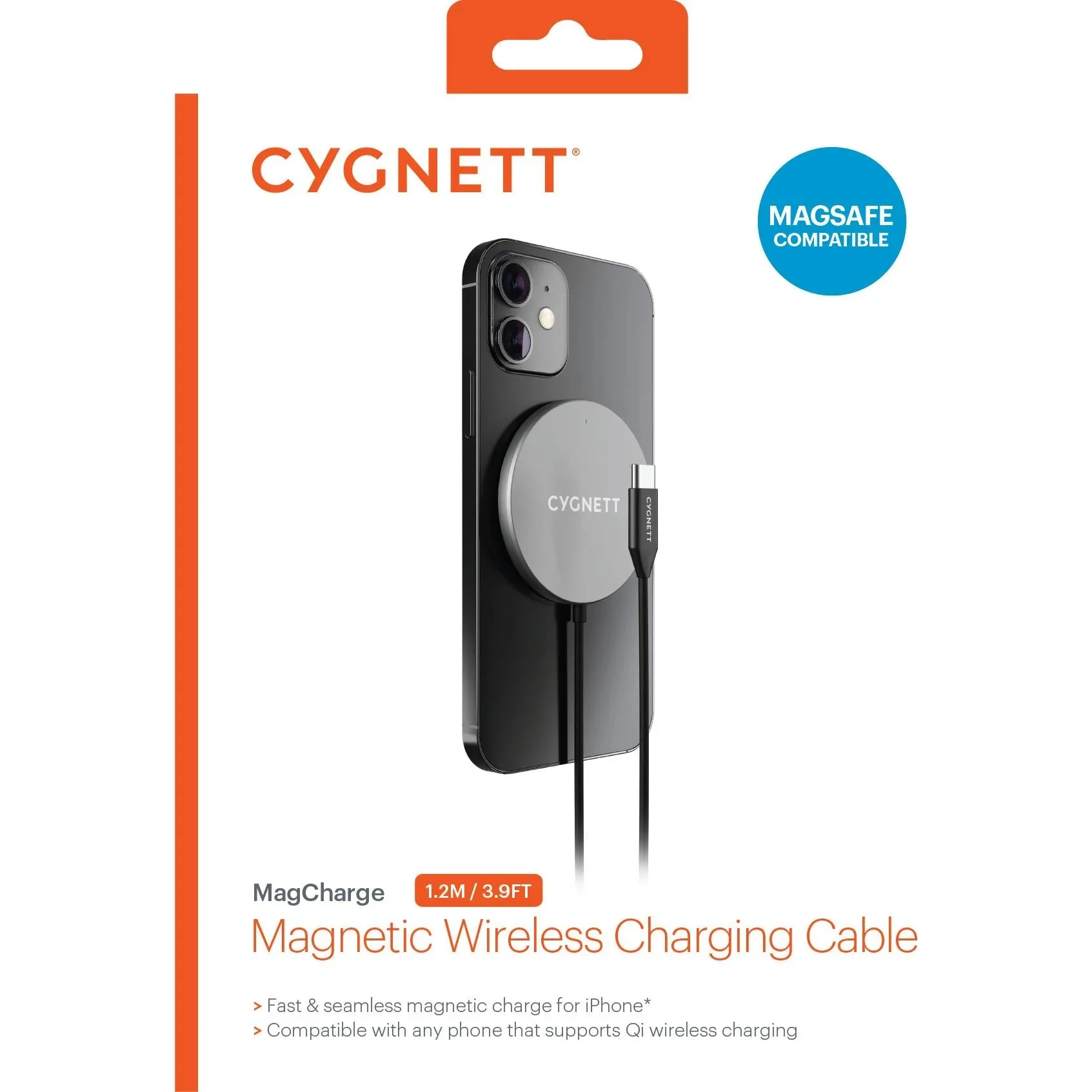 Cygnett Magnetic Charging Cable 1.2m (Black) - Image 2