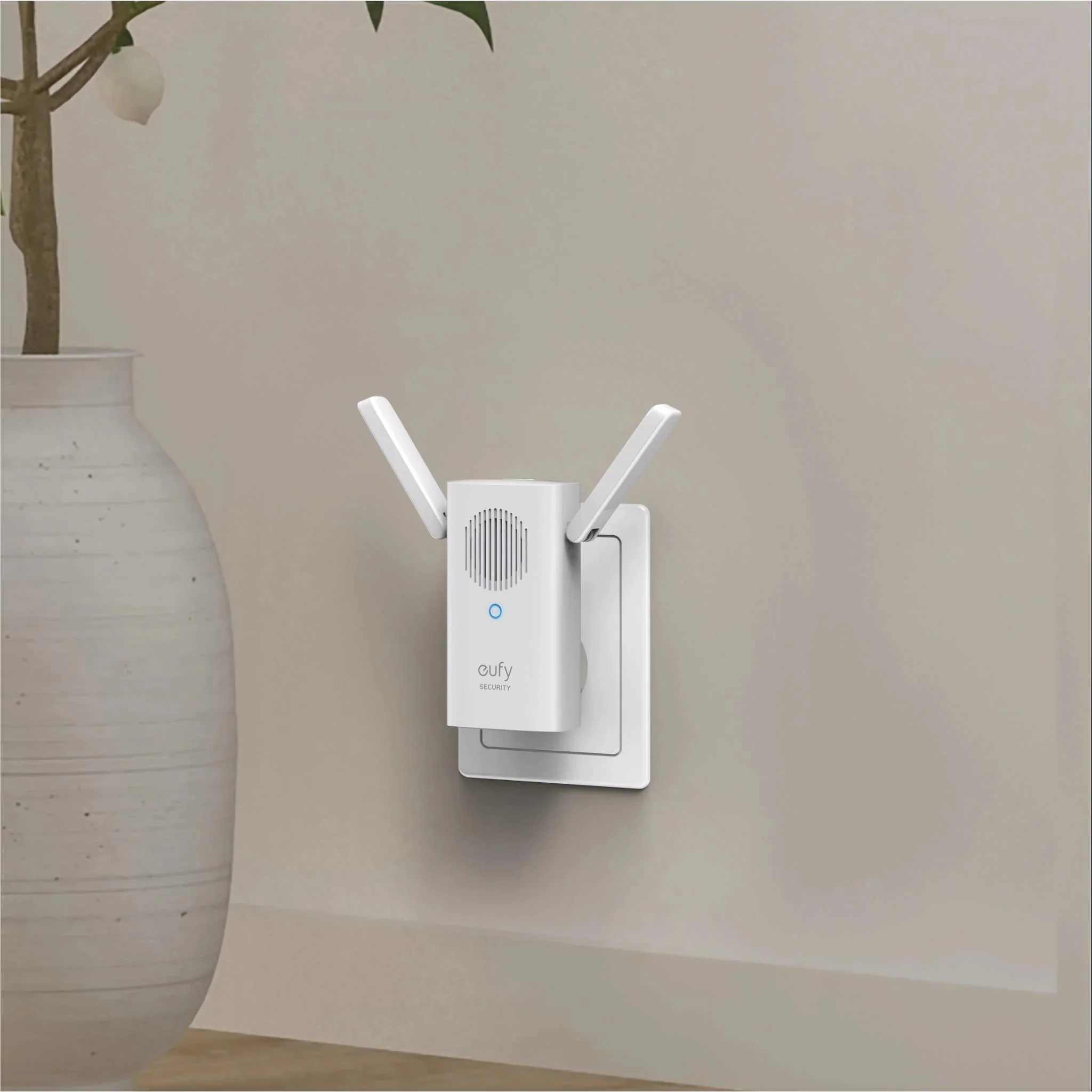 Eufy Security Slim 1080P Wireless Doorbell with Homebase Mini Repeater - Image 3
