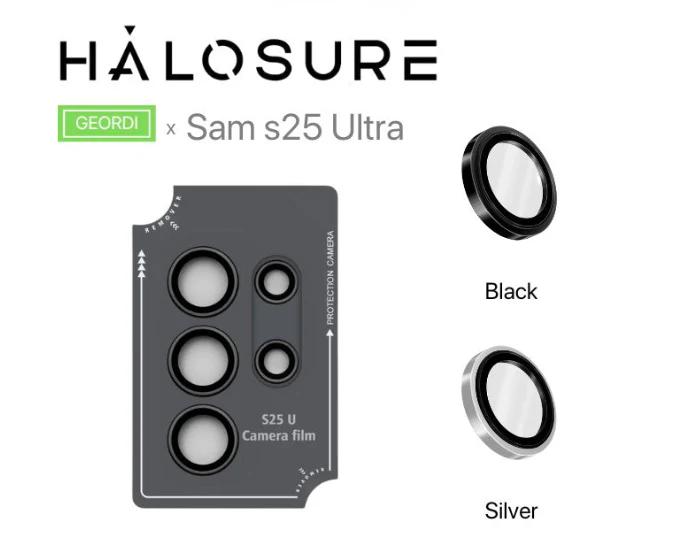 Halosure Geordi Rear Camera Lens Armour Protector (Anti-Reflection), Samsung s25 - Image 3