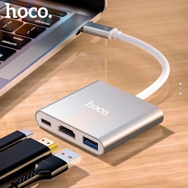 Hoco [HB14] 3-In-1 USB HUB - Image 2
