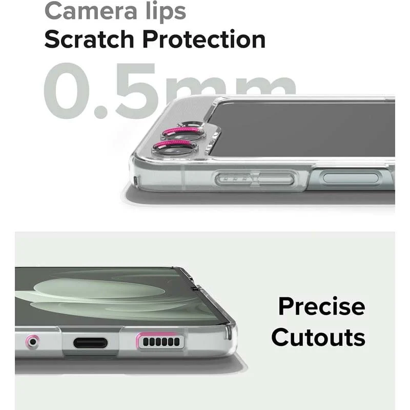 iShield Crystal Palace Clear Case for Samsung Z Flip 5 - Image 2