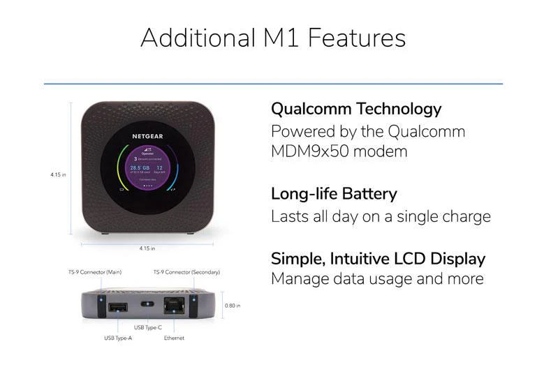 Nighthawk M1 4G LTE Mobile Router MR1100 - Image 3