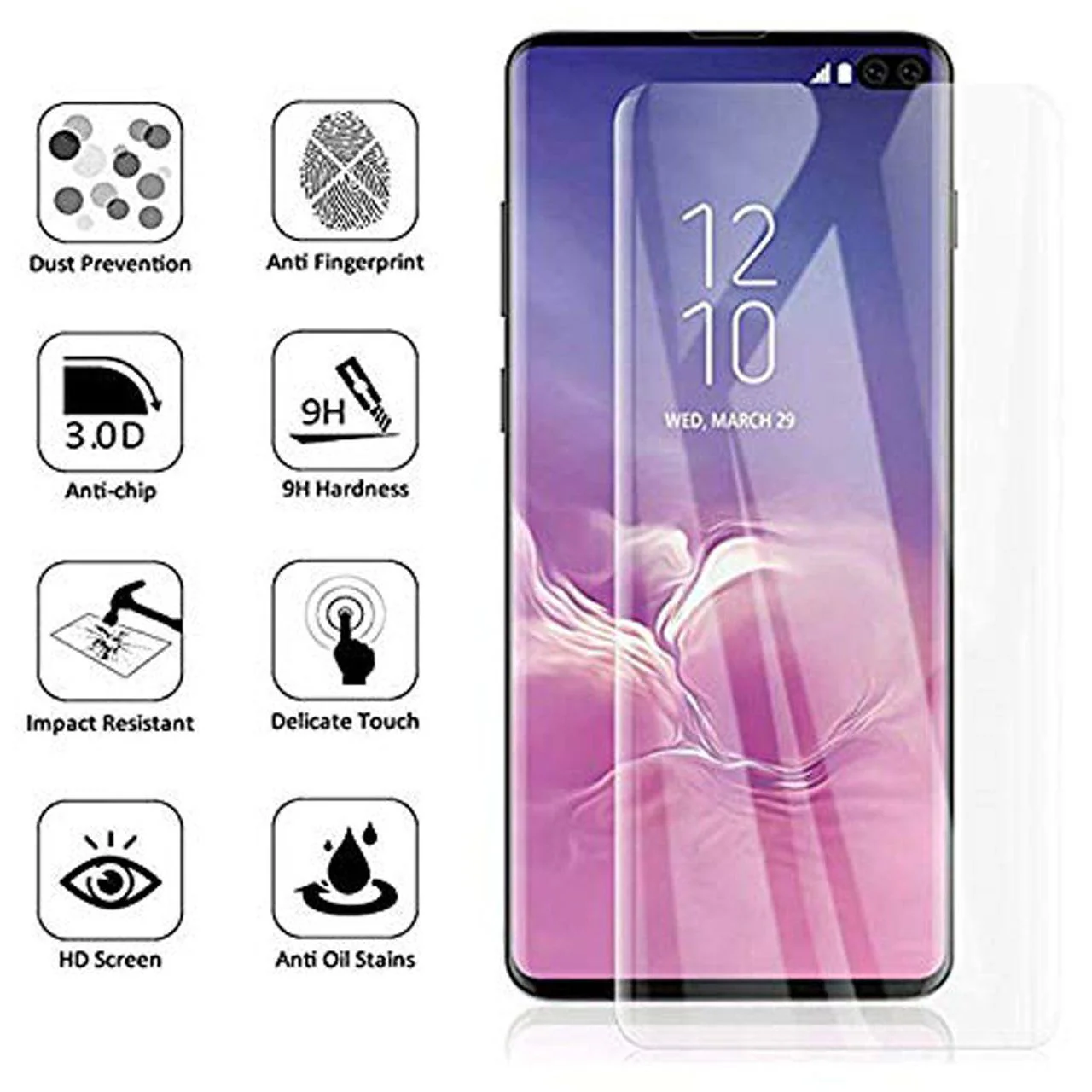 Nuglas Tempered Glass Protection (Samsung Galaxy S10) - Image 2