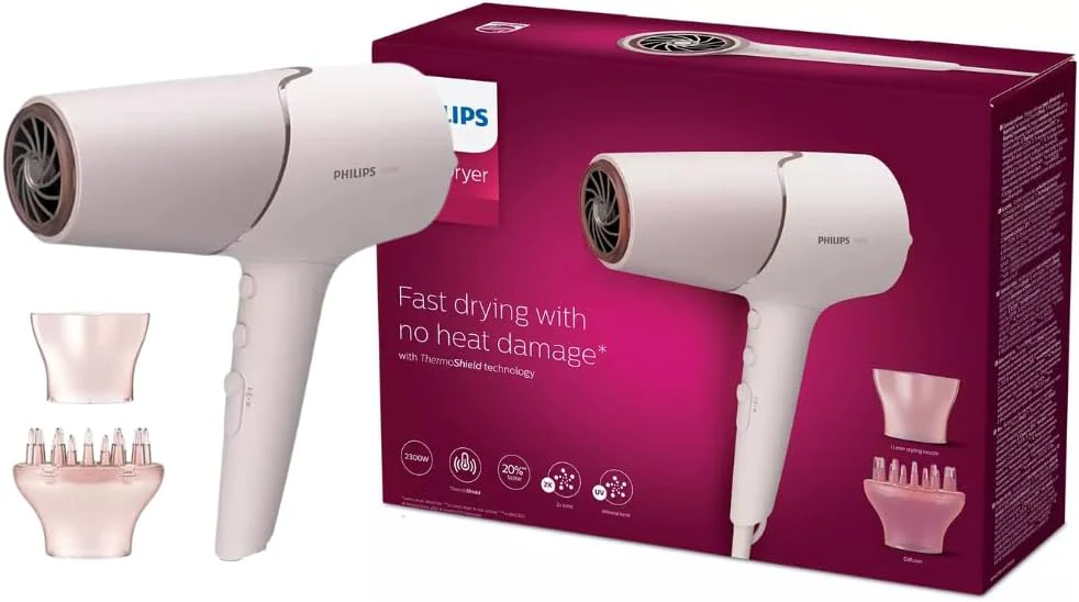 Philips 5000 Series Hair Dryer (BHD530/00) - Pearl Peach - Image 4
