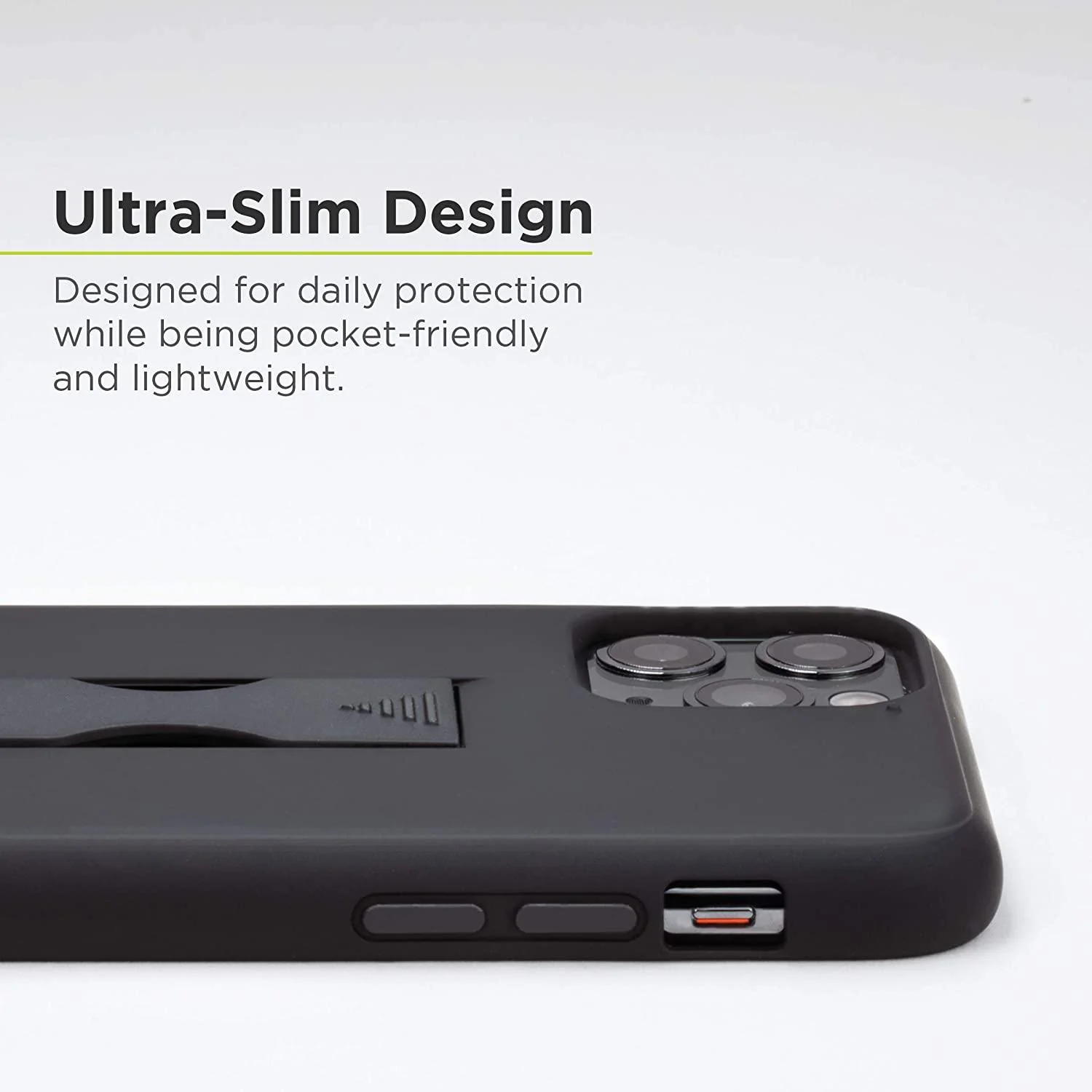 PureGear Slim Stik w/built in Kickstand for Apple iPhone 11 Pro Max Black - Image 7