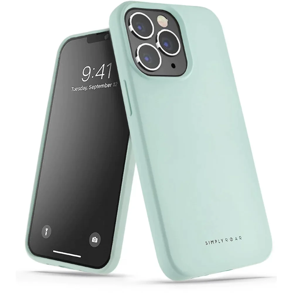 Simply ROAR Case Cover iPhone 13 Pro (Black/Sky Blue) - Image 3