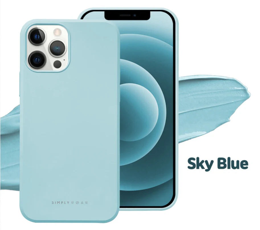 Simply ROAR Matt Case Cover iPhone 11 (Black / Sky Blue / Pink) - Image 4