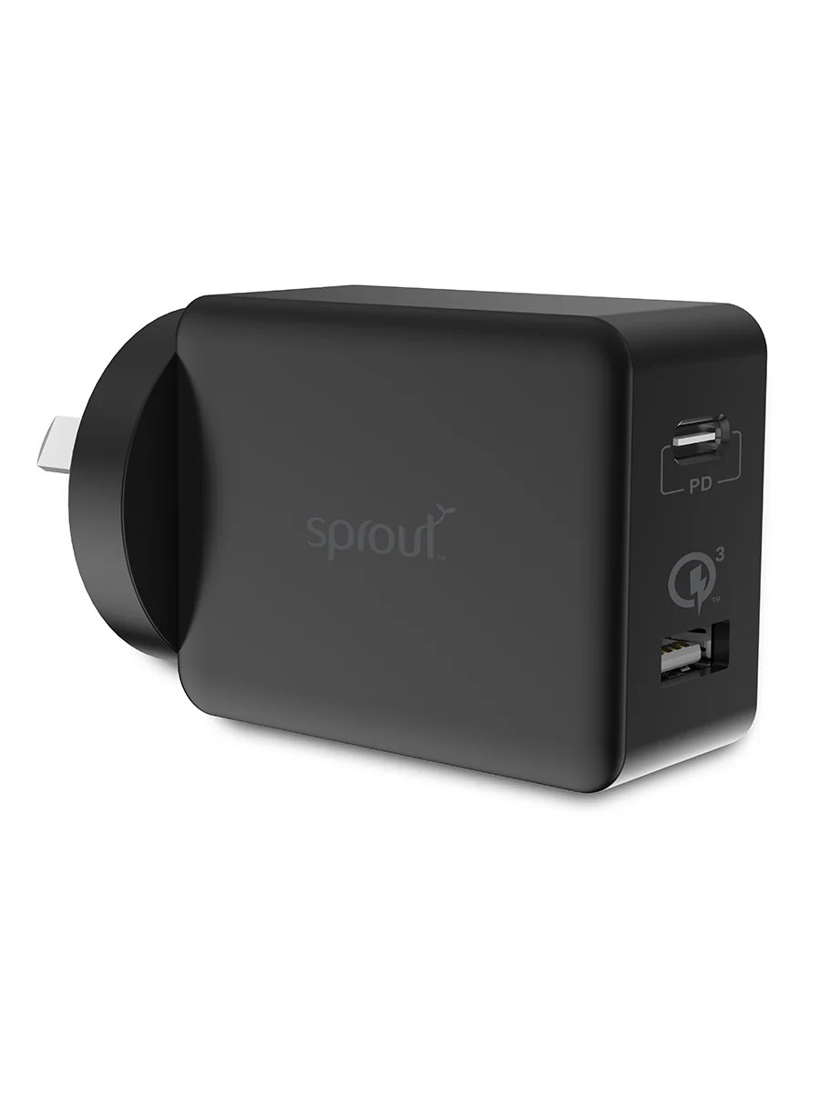 Sprout Dual Port Power Supply QC3.0 - Image 2