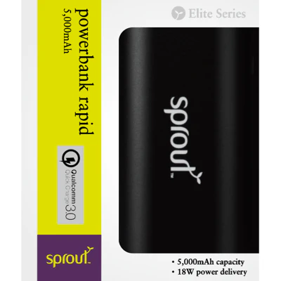 Sprout Elite Series Powerbank Rapid - 5,000 mAh - Image 2
