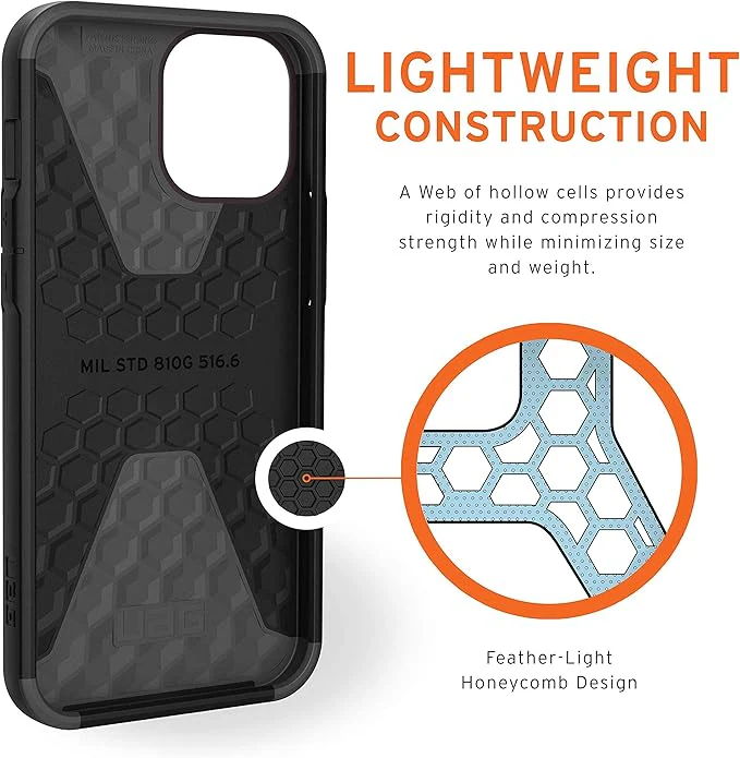 UAG Civilian Case - iPhone 12 Pro Max 6.7' - Silver - Image 2