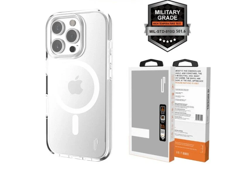 Ugly Rubber Pure Transparent Armor Case for iPhone 16 Pro