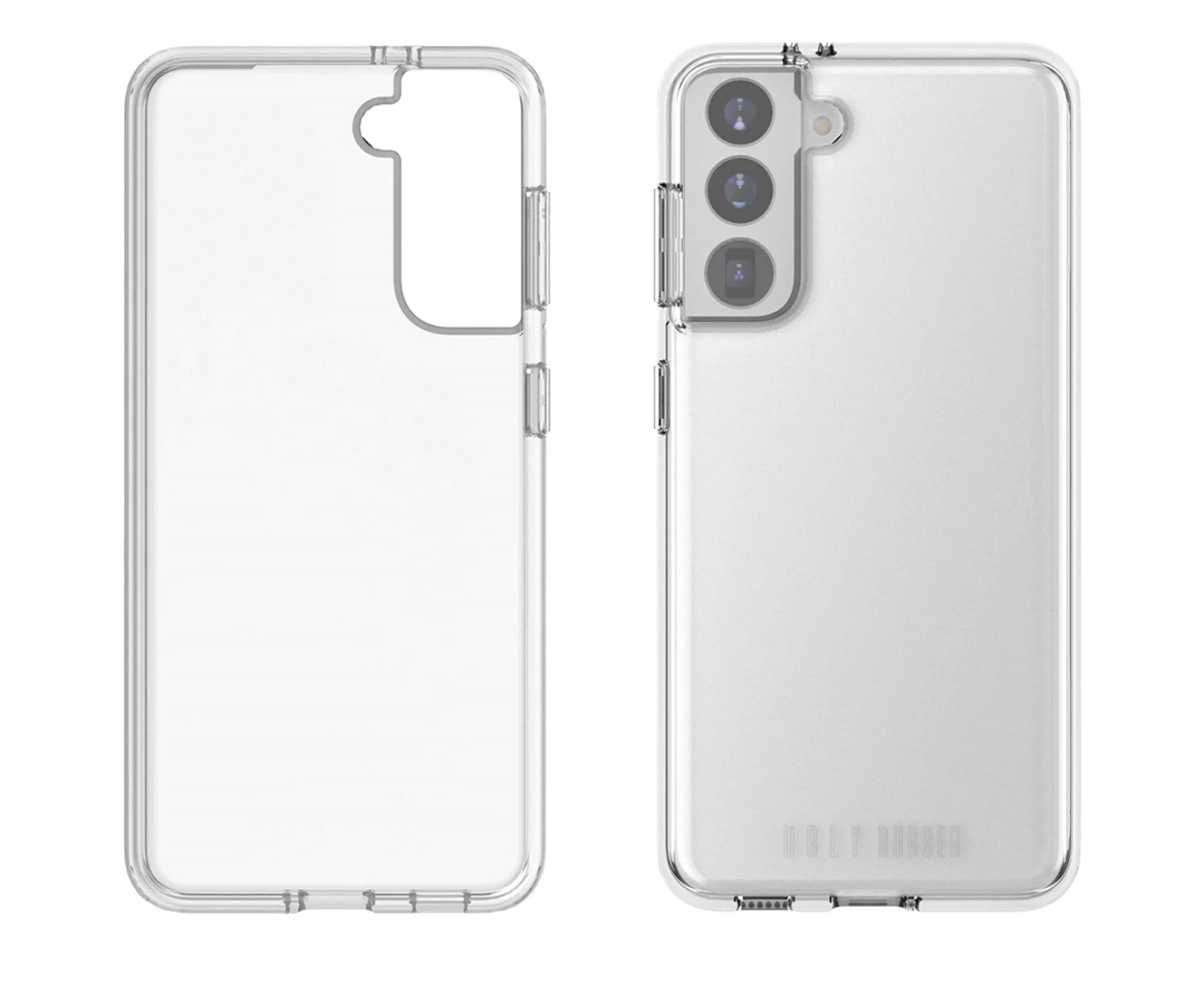 Ugly Rubber Pure Transparent Armor Case for Samsung Galaxy S22 Plus - Image 3