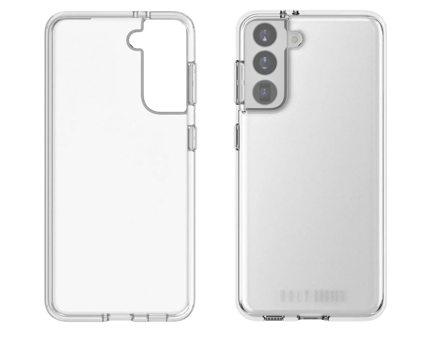Ugly Rubber Pure Transparent Armor Case for Samsung Galaxy S23 - Image 3