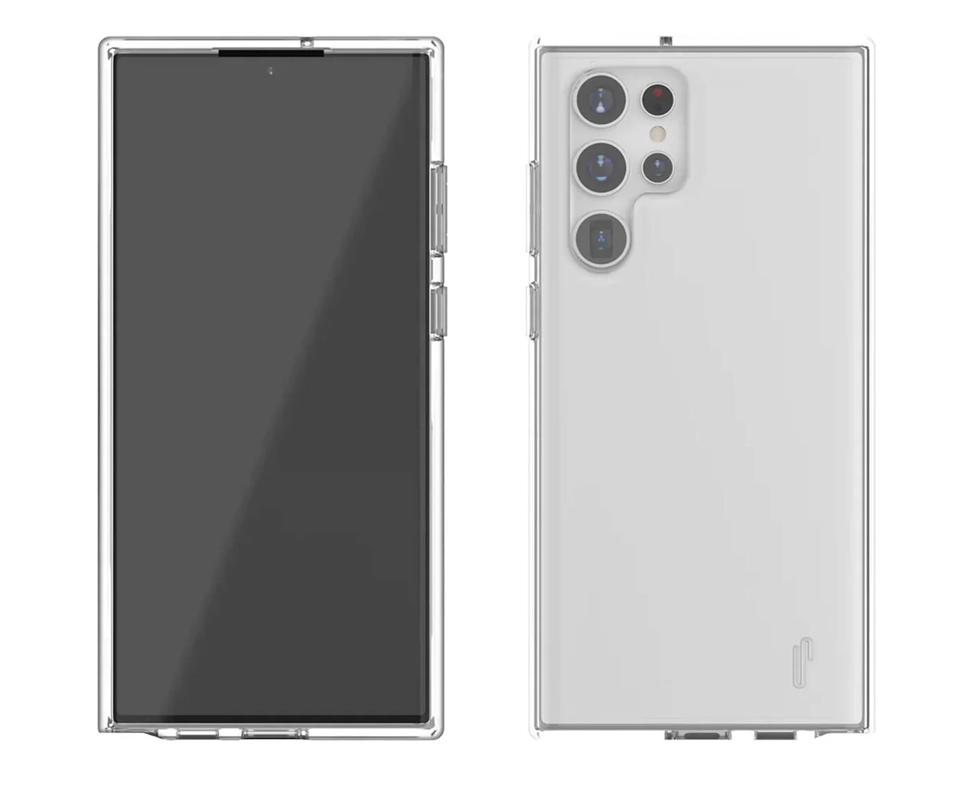 Ugly Rubber Pure Transparent Armor Case for Samsung Galaxy S23 Ultra - Image 2