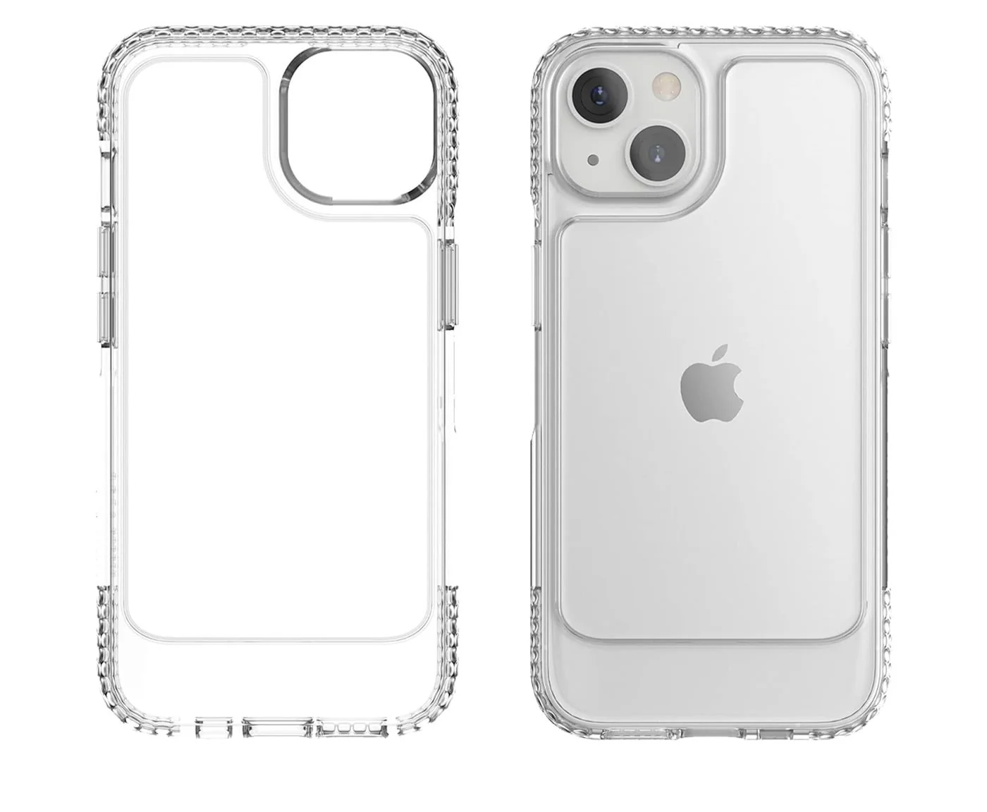 Ugly Rubber U-Model Bumper Clear Case for iPhone 13 Mini - Image 3